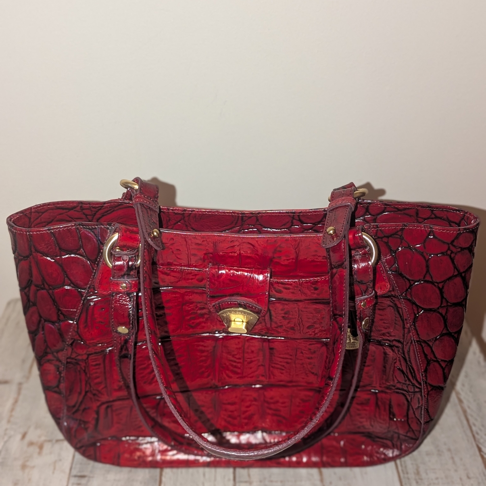 Brahmin Collette Melbourne Genuine Leather Shoulder Bag
